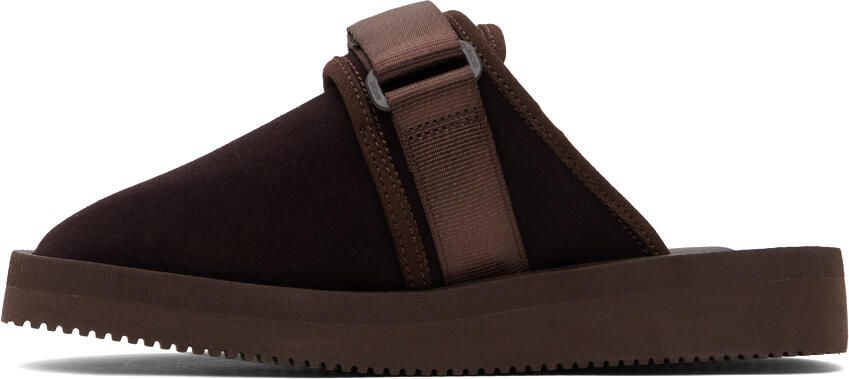 Suicoke Brown ZAVO-VS Slippers - Picture 3
