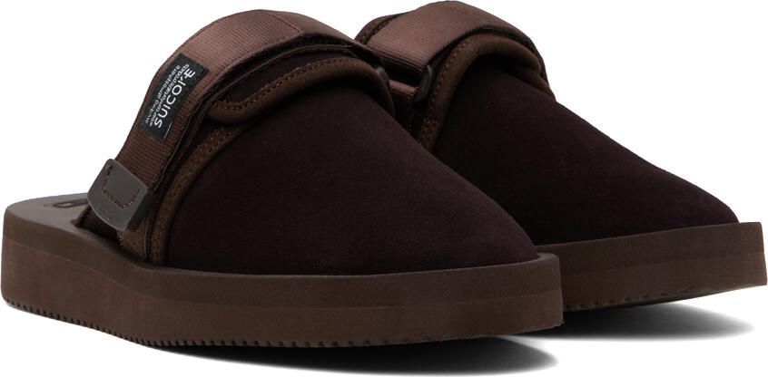 Suicoke Brown ZAVO-VS Slippers - Picture 2
