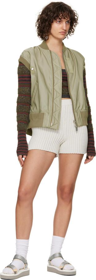 Suicoke Gray & White DEPA-2PO Sandals - Picture 7