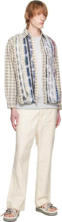 Suicoke Gray & White KISEE-PO Sandals - Picture 4