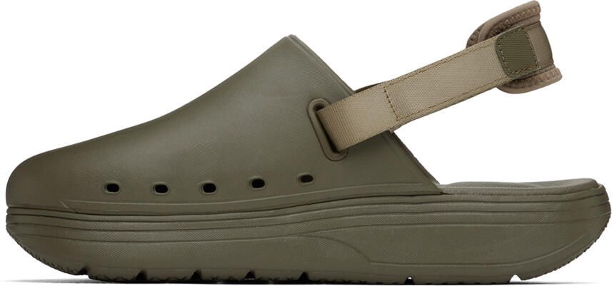 Suicoke Green Cappo Loafers - Picture 3