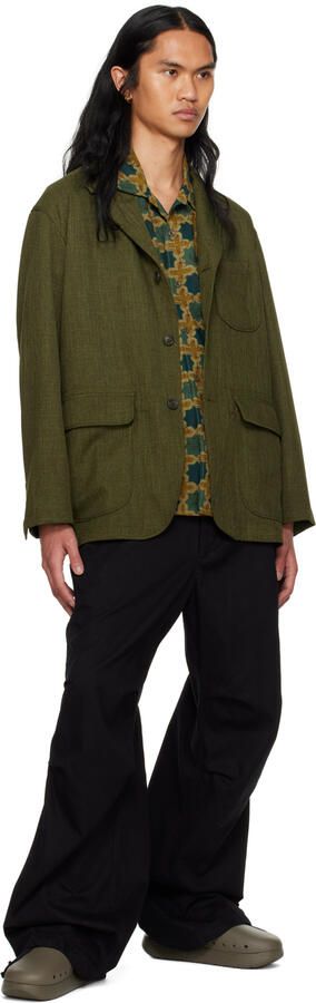 Suicoke Green Cappo Loafers - Picture 4