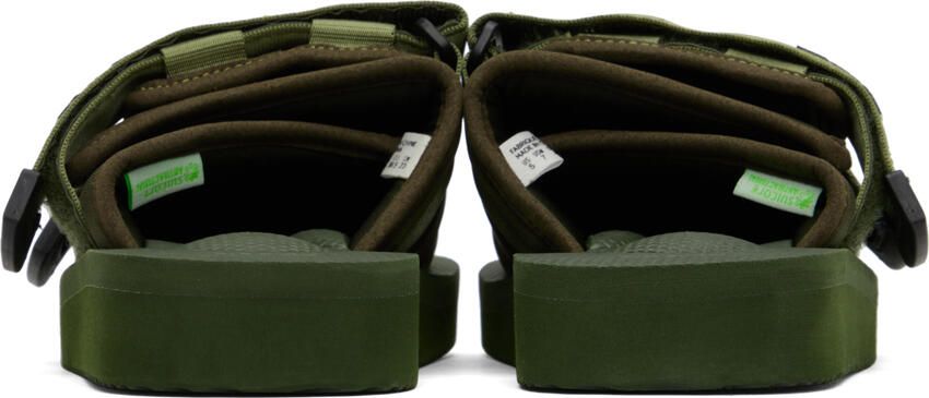Suicoke Green MOTO-Cab Sandals