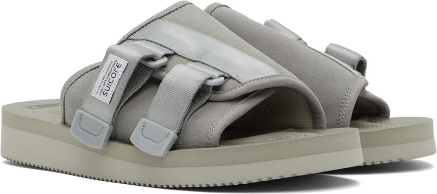 Suicoke Grey KAW-VS Sandals - Picture 2