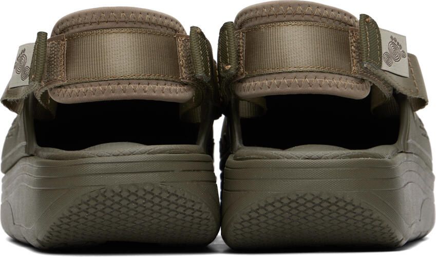 Suicoke Khaki Cappo Slippers