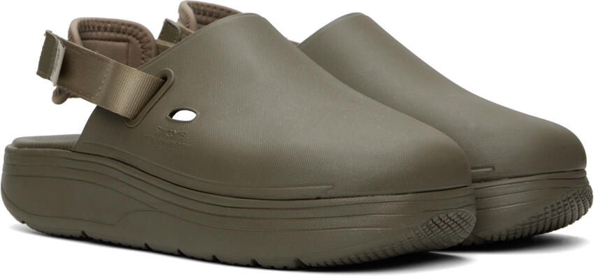 Suicoke Khaki Cappo Slippers - Picture 3