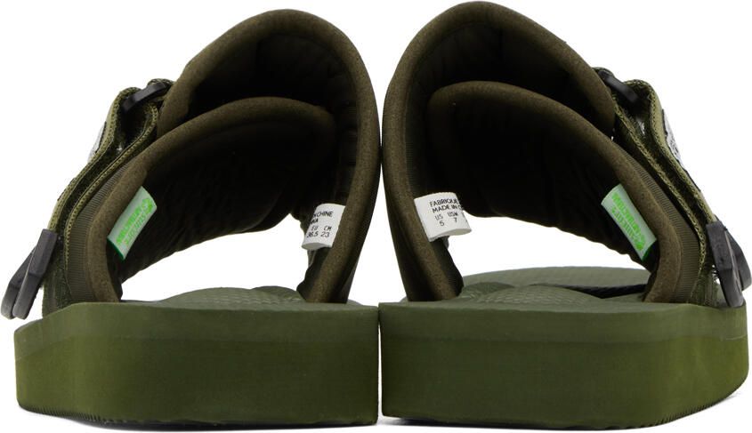 Suicoke Khaki KAW-Cab Sandals