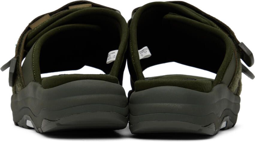 Suicoke Green MOTO-Run Sandals - Picture 2