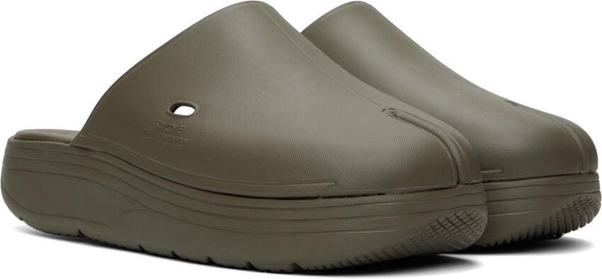 Suicoke Khaki Polk Slippers - Picture 2