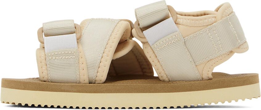 Suicoke Kids Beige Kisee Sandals - Picture 3