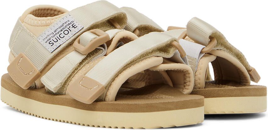 Suicoke Kids Beige Kisee Sandals