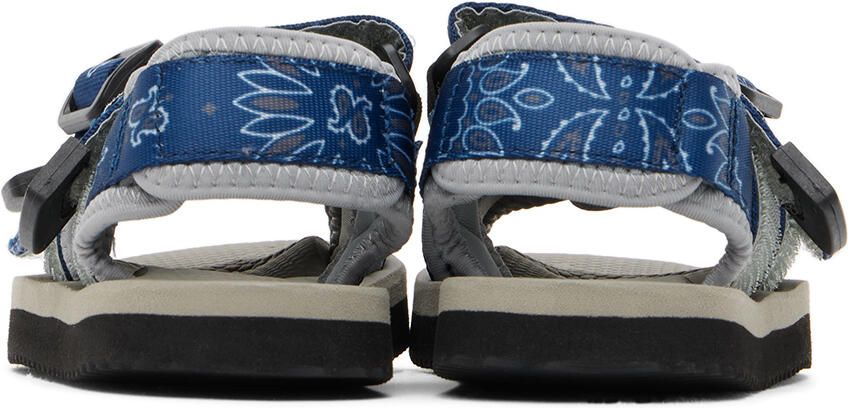 Suicoke Kids Navy & Gray Kisee Sandals