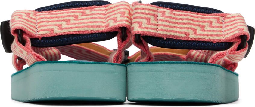 Suicoke Yellow & Pink DEPA-JC01 Sandals - Picture 9