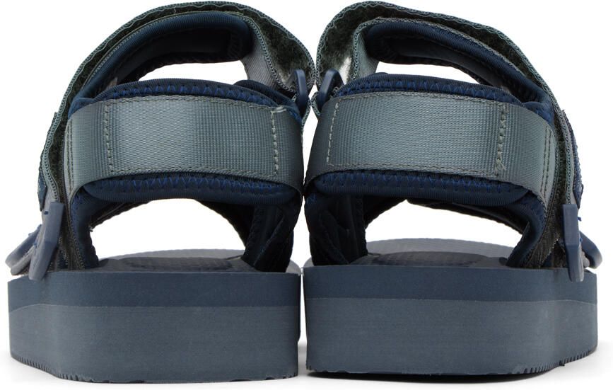 Suicoke Navy & Gray KISEE-V Sandals