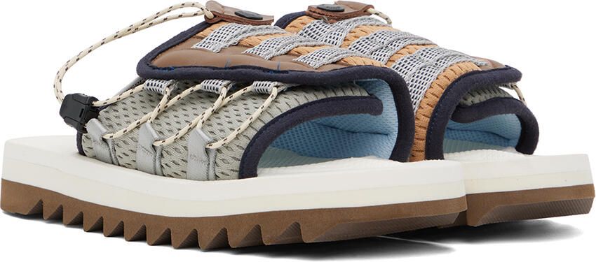 Suicoke Navy & White OG-195-2ab Sandals - Picture 2