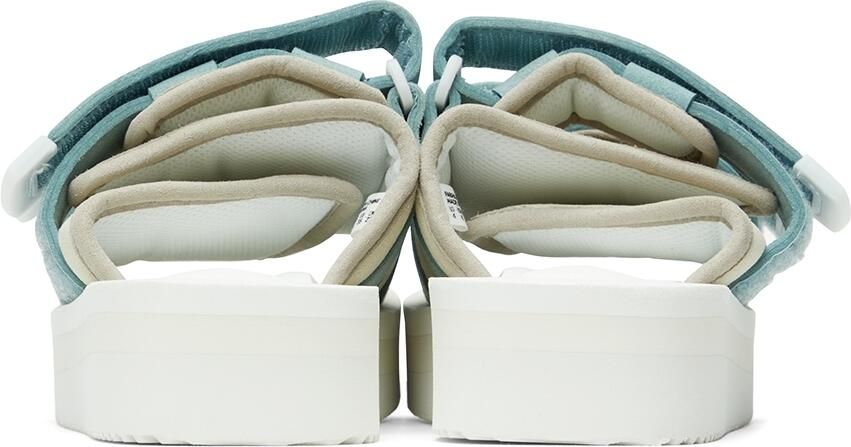 Suicoke Off-White & Blue MOTO-PO Sandals - Picture 2