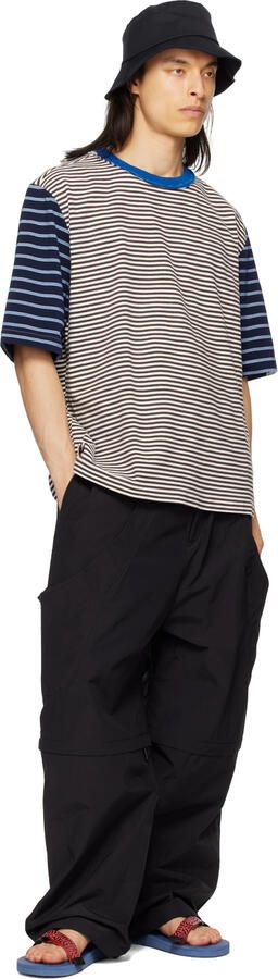 Suicoke Orange & Navy DEPA-Cab Sandals - Picture 4