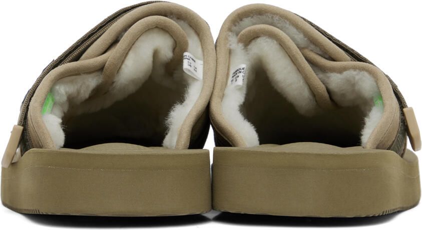 Suicoke Taupe ZAVO-Mab Slippers