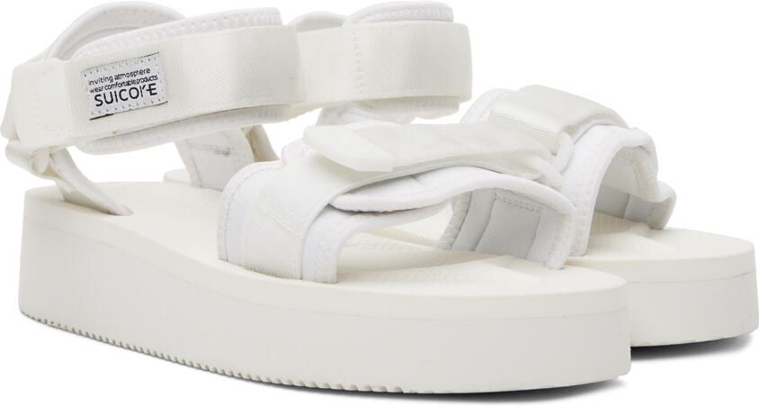 Suicoke White CEL-PO Sandals - Picture 2