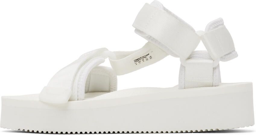 Suicoke White DEPA-2PO Sandals - Picture 3