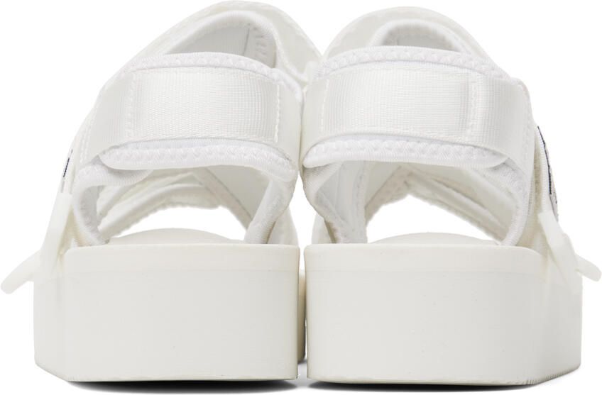 Suicoke White KISEE-PO Sandals
