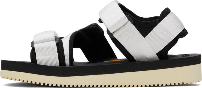 Suicoke White KISEE-V Sandals - Picture 3