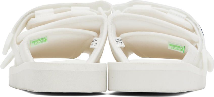 Suicoke White MOTO-Cab Sandals
