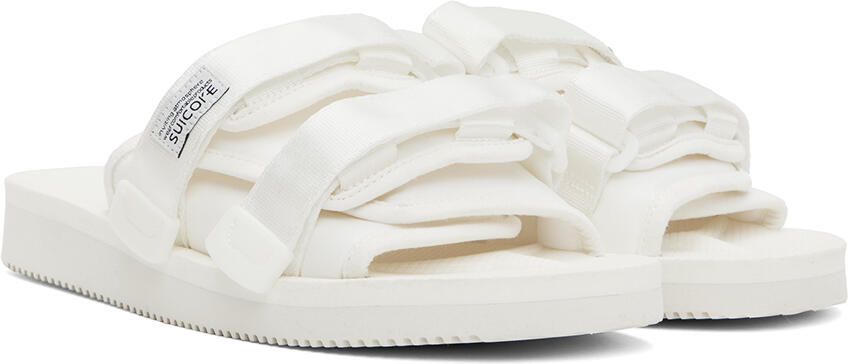Suicoke White MOTO-Cab Sandals - Picture 2