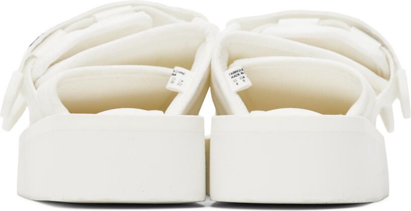 Suicoke White MOTO-PO Sandals - Picture 2