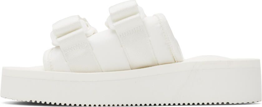 Suicoke White MOTO-PO Sandals - Picture 4