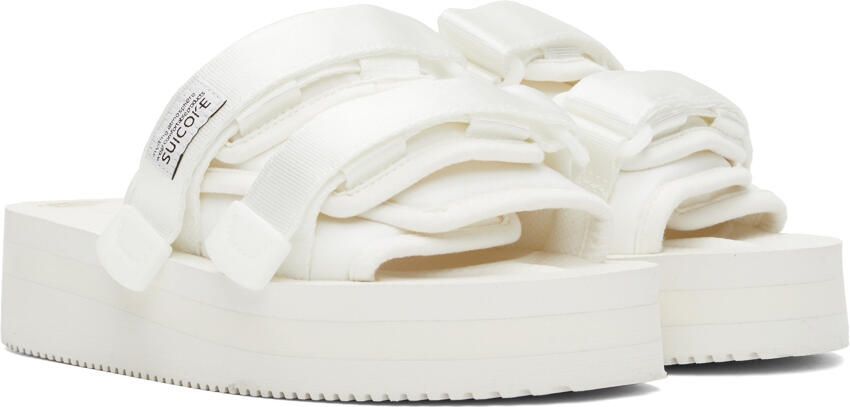 Suicoke White MOTO-VPO Sandals - Picture 2