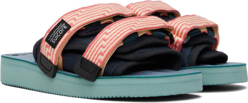 Suicoke Yellow & Pink MOTO-JC01 Sandals - Picture 2