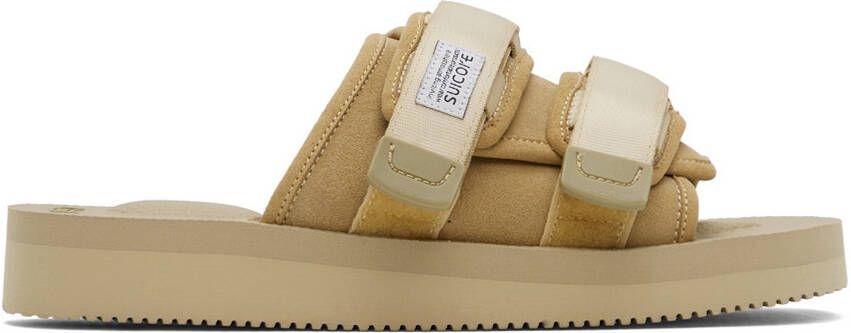 Suicoke Tan MOTO-VS Sandals