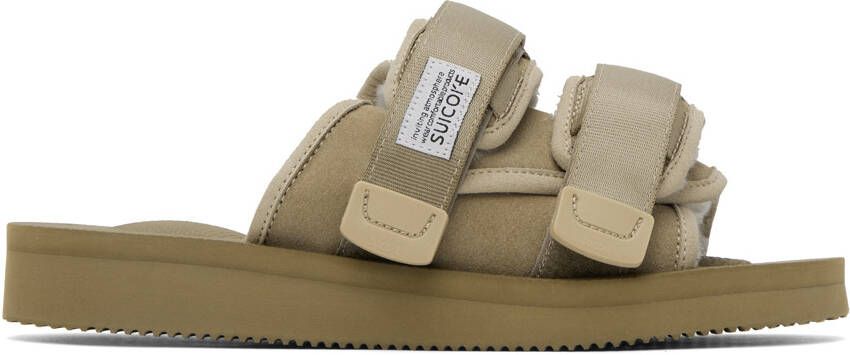 Suicoke Taupe MOTO-Mab Sandals