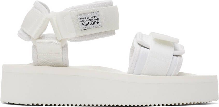 Suicoke White CEL-PO Sandals - Picture 4