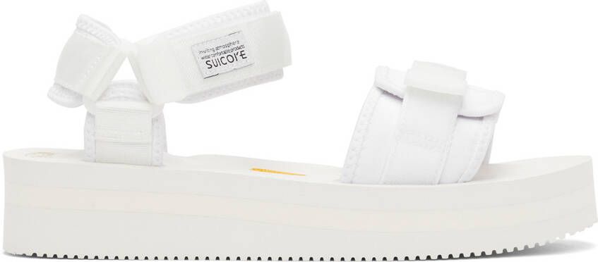 Suicoke White CEL-VPO Sandals