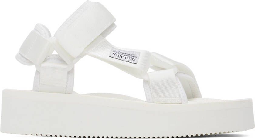 Suicoke White DEPA-2PO Sandals - Picture 5