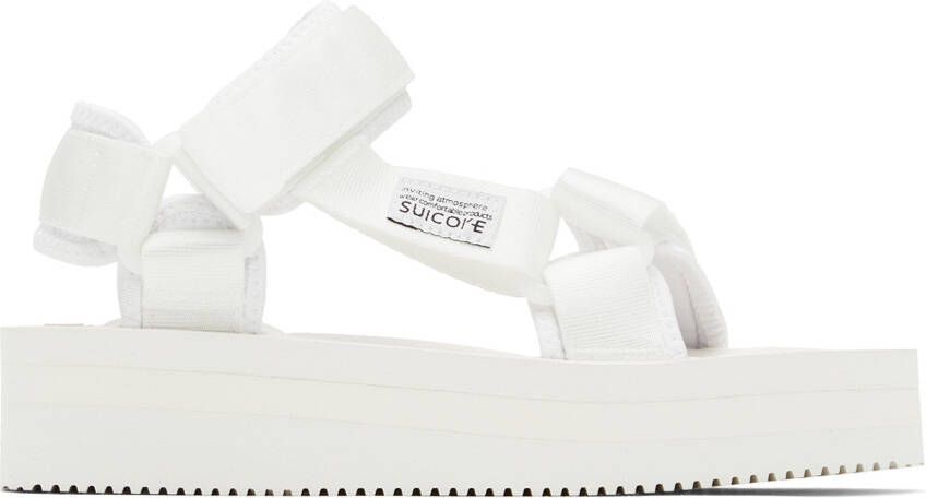 Suicoke White DEPA-V2PO Sandals - Picture 5