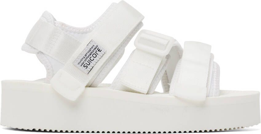 Suicoke White KISEE-PO Sandals - Picture 5