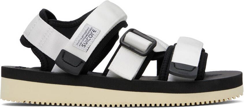 Suicoke White KISEE-V Sandals - Picture 5