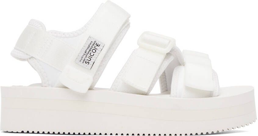 Suicoke White KISEE-VPO Sandals