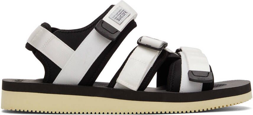 Suicoke White KISEE-VPO Sandals