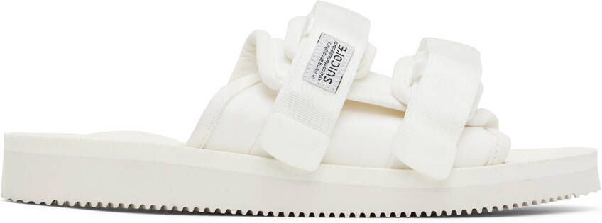 Suicoke White MOTO-Cab Sandals - Picture 5