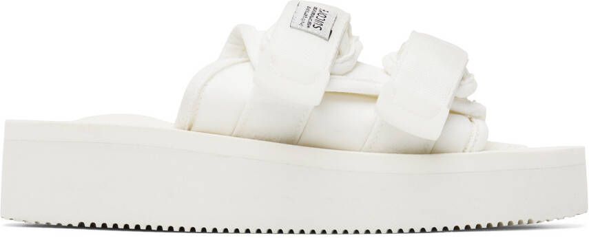 Suicoke White MOTO-Cab Sandals - Picture 5