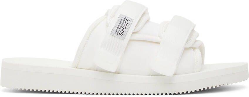 Suicoke White MOTO-CAB Sandals - Picture 5