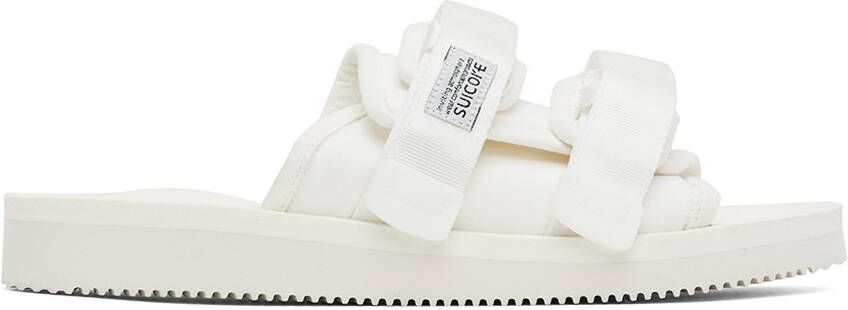 Suicoke White MOTO-Cab Sandals - Picture 5