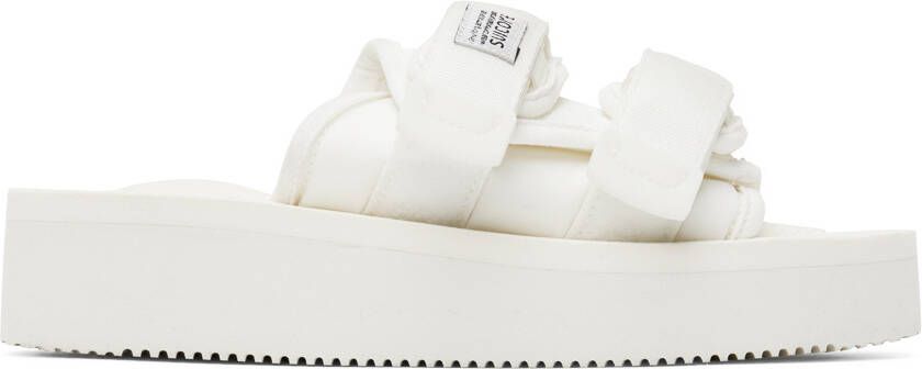 Suicoke White MOTO-PO Sandals - Picture 5
