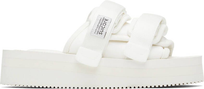 Suicoke White MOTO-VPO Sandals - Picture 5