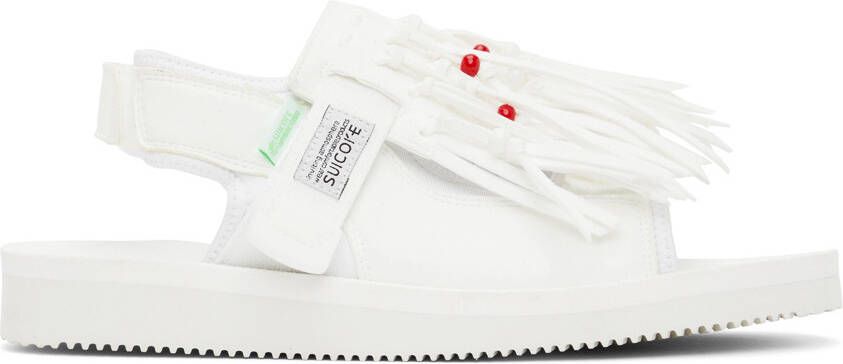 Suicoke White WAS-4ab Sandals - Picture 5