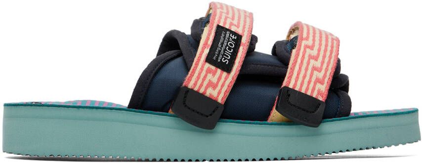 Suicoke Yellow & Pink MOTO-JC01 Sandals - Picture 5